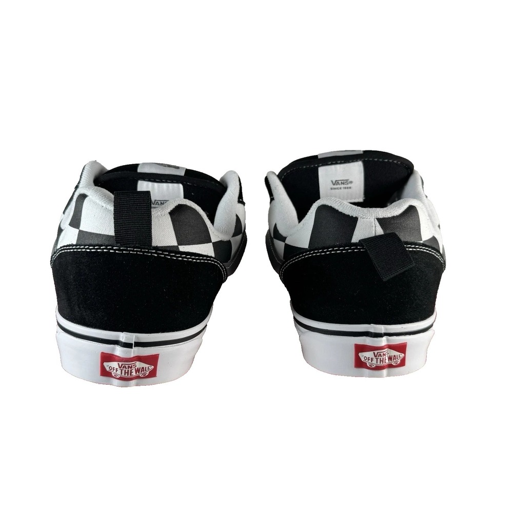 Vans Knu Skool Sneakers Mega Check Black/White VN0009QCCJJ Men 5.5/ Wmn 7 - Picture 3 of 5